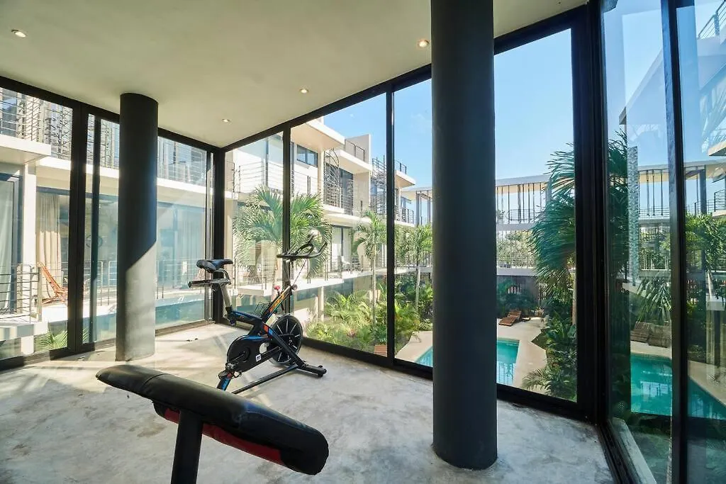 304 Amena Romantic Jungle Ph W/ Private Pool & Gym Apartment Tulum 0*,  Mexico