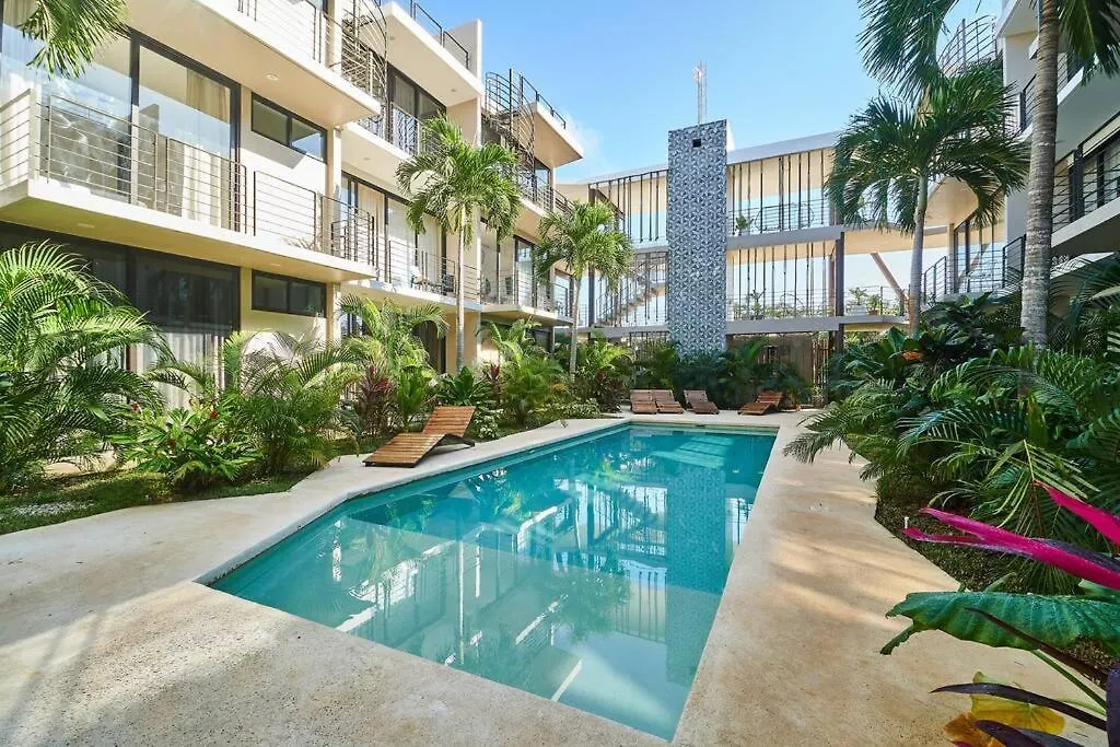 304 Amena Romantic Jungle Ph W/ Private Pool & Gym Apartment Tulum